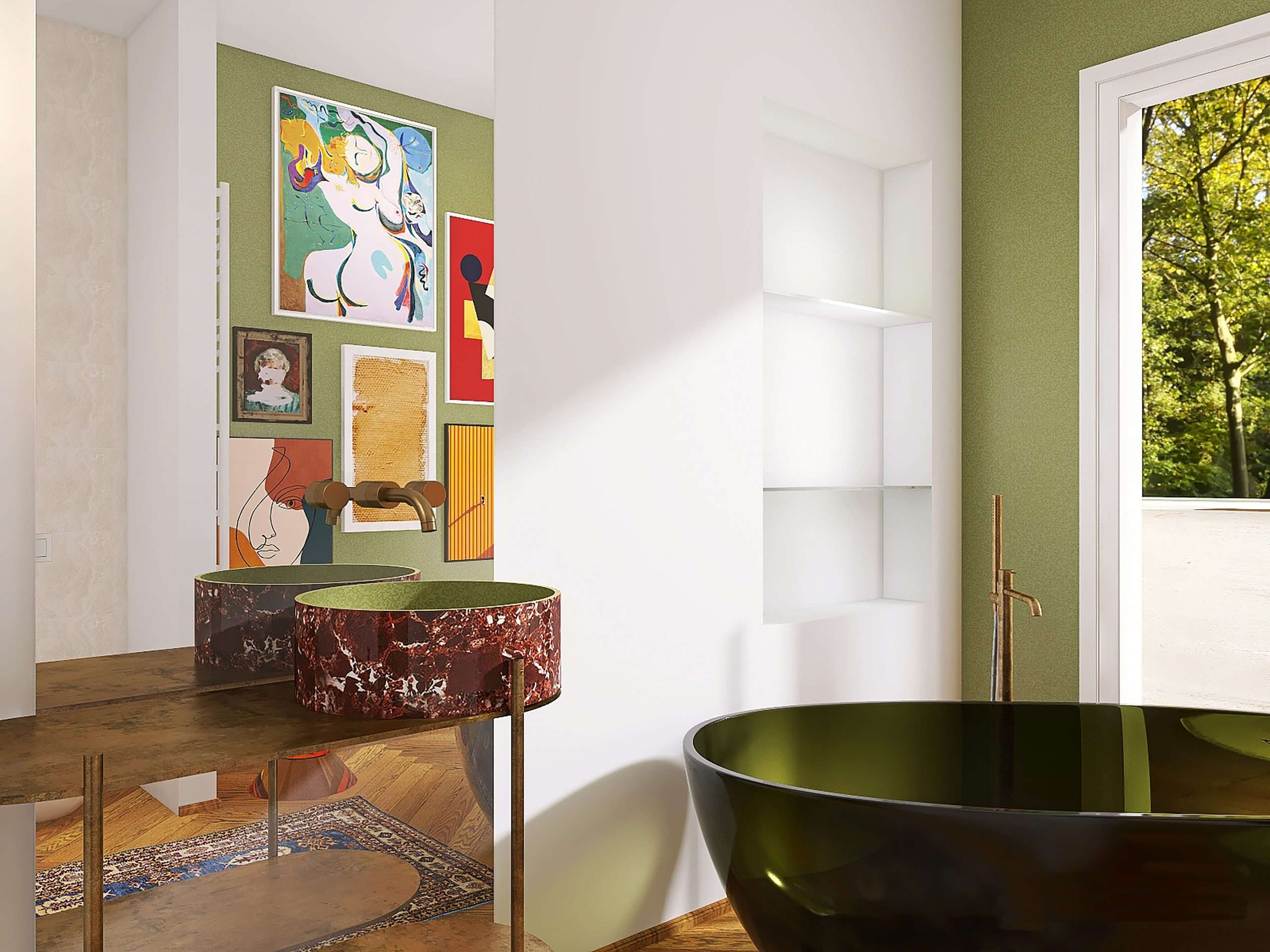 Architetto Bologna - 4 Bagno con vasca scaled